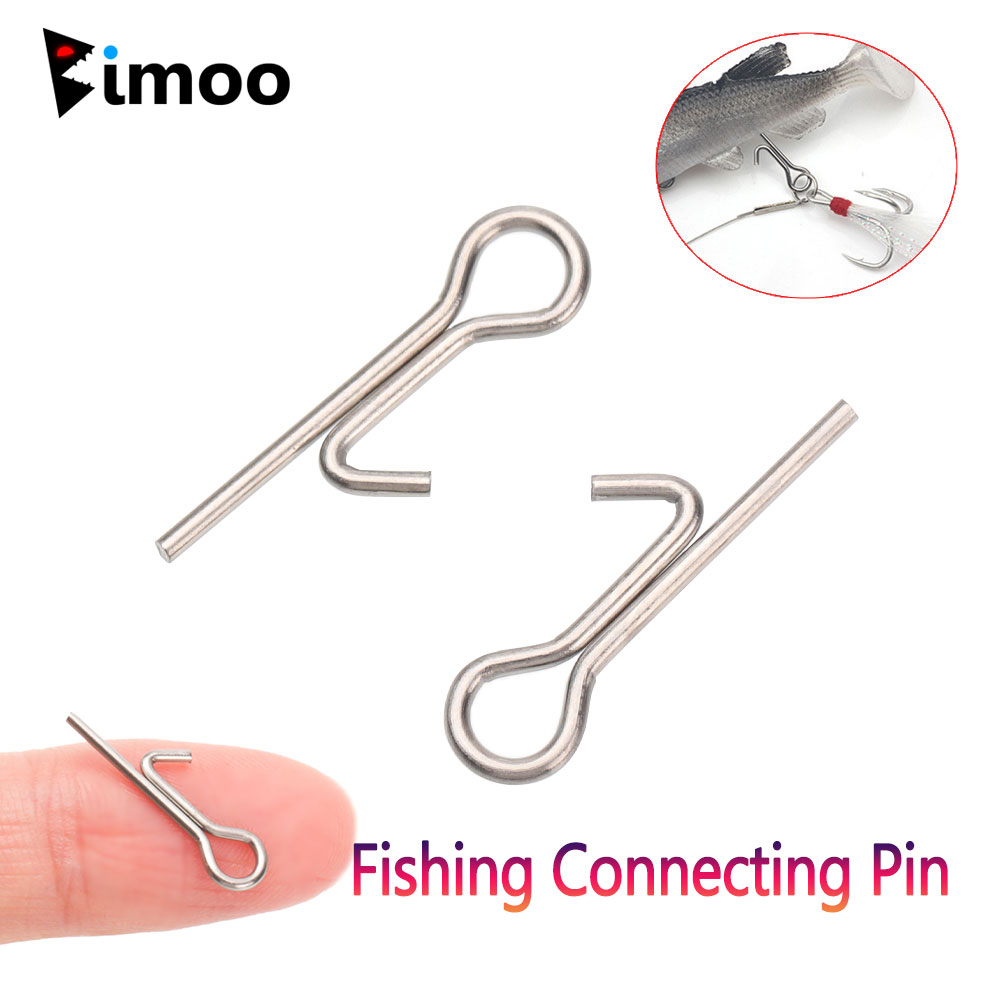 Fishing Hook Stainless Steel - 50/100개 낚시 미끼 스파이크 훅 연결