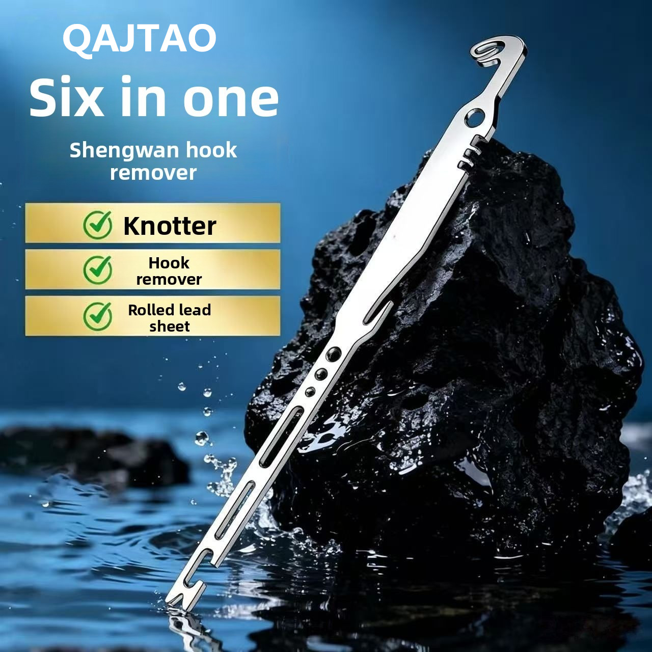 Fishing Hook Stainless Steel - QAJTAO 4피스 6-in-1 스테인리스 스틸 낚싯바늘