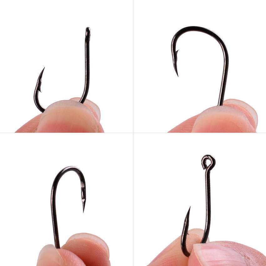 고탄소강 후크, 스포츠 서클 실버 낚시 후크, 박스당  - Fishing Hook Circle 리뷰 및 가격