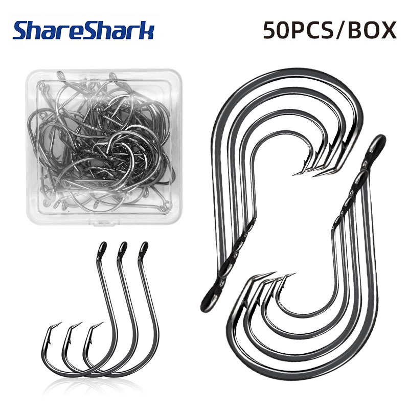 ShareShark 50개/박스 7384 고탄소강 문어 - Fishing Hook Box 리뷰 및 가격