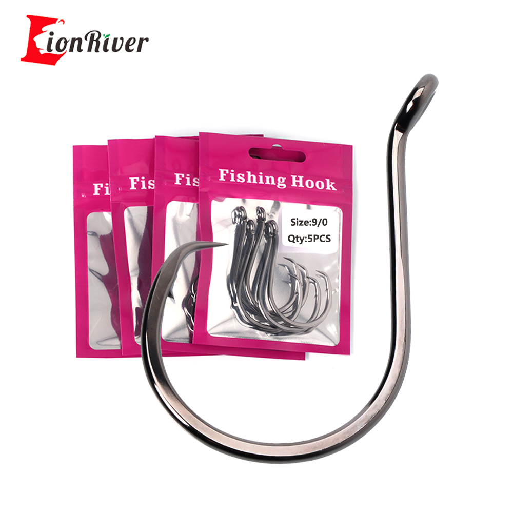 Lionriver 블랙 니켈 헤비 서클 후크 고 카본  - Fishing Hook Circle 리뷰 및 가격