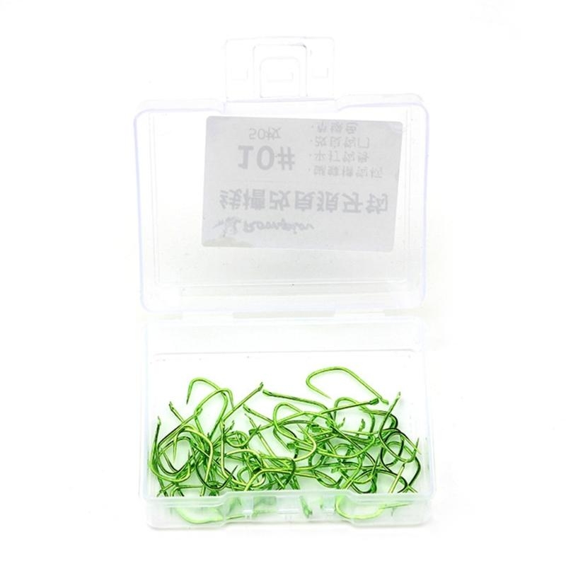 50Pcs 긴 손잡이 작은 물고기 후크 얇은 스트립 B - Fishing Hook Circle 리뷰 및 가격