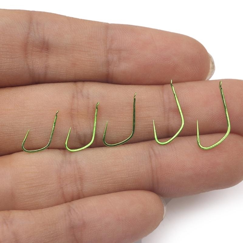 50Pcs 긴 손잡이 작은 물고기 후크 얇은 스트립 B - Fishing Hook Circle 리뷰 및 가격