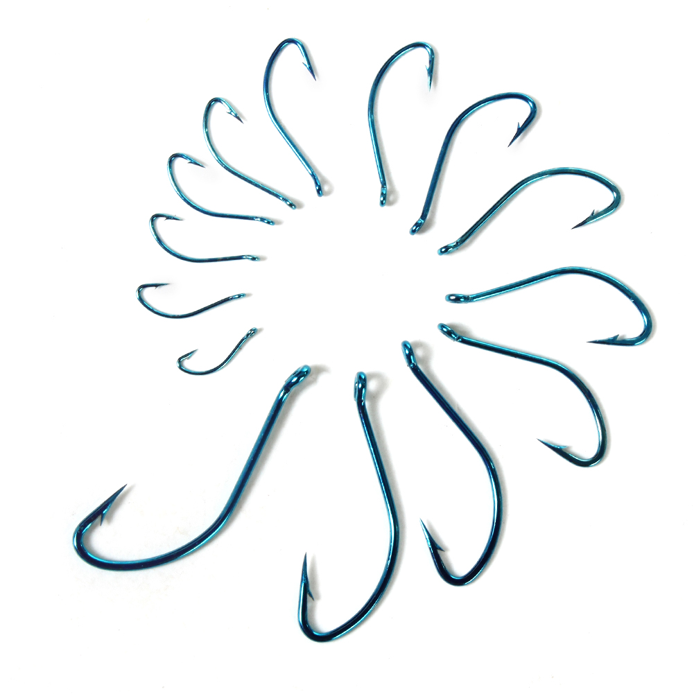 블루 고탄소강 낚시 후크, 가시 원형 싱글 잉어 후크  - Fishing Hook Circle 리뷰 및 가격