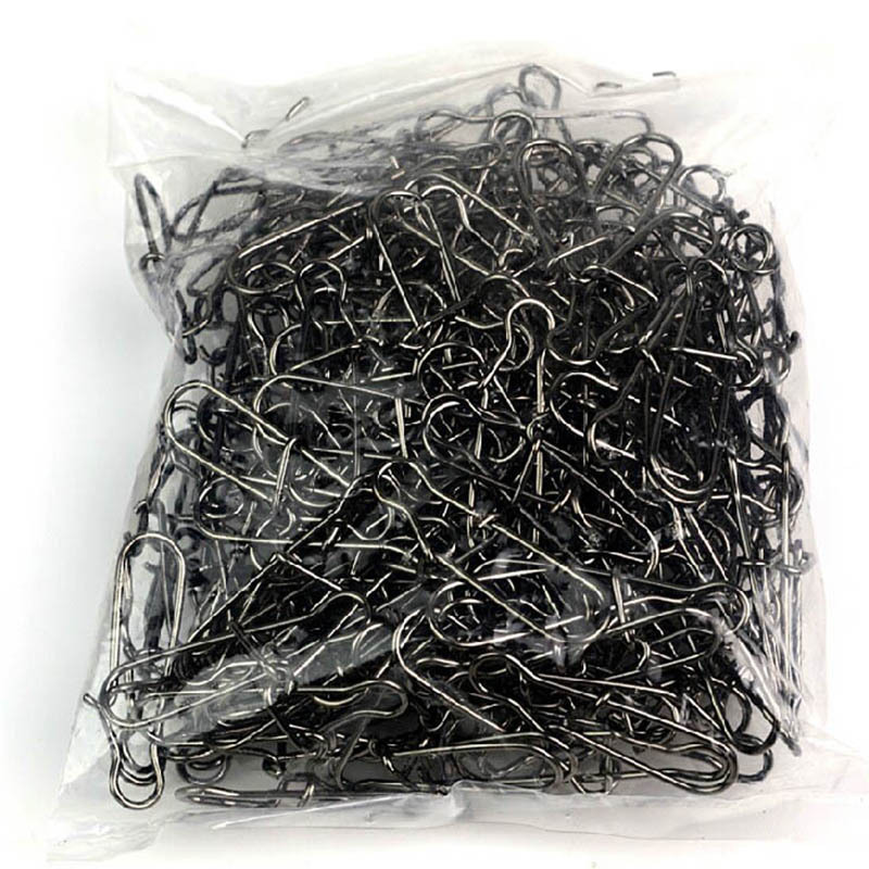 100pcs 스테인레스 스틸 낚시 커넥터 패스트 클립  - Fishing Hook Stainless Steel 리뷰 및 가격