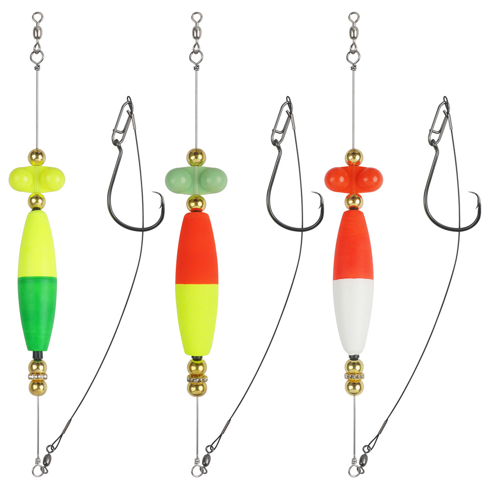 3피스 래틀 메기 낚시 플로트 키트, 메기 낚시 리더  - Fishing Hook Circle 리뷰 및 가격